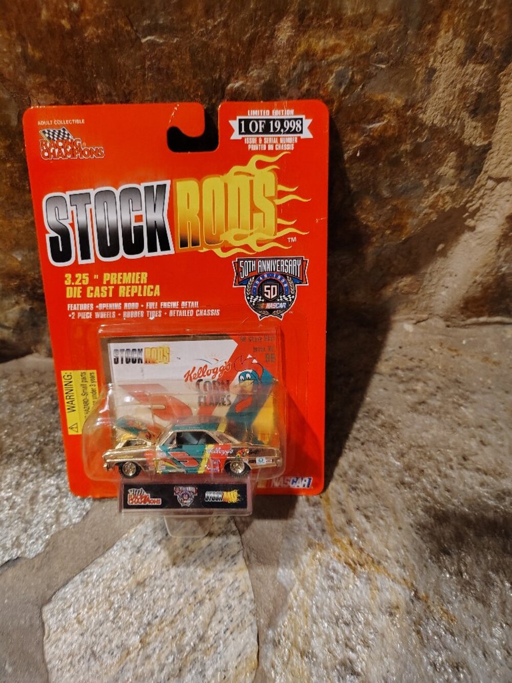 Terry LaBonte '66 Chevy Nova #5 Kellogg's Racing Champions Stock Rods Car Gold